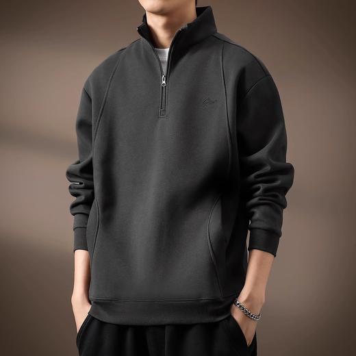 裁缝学苑MQ57 高端美式半拉链立领卫衣纸样男士新款宽松复古拼接上衣样板 商品图2