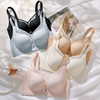 爱帝拼接蕾丝文胸轻薄大胸显小无钢圈内衣 商品缩略图0