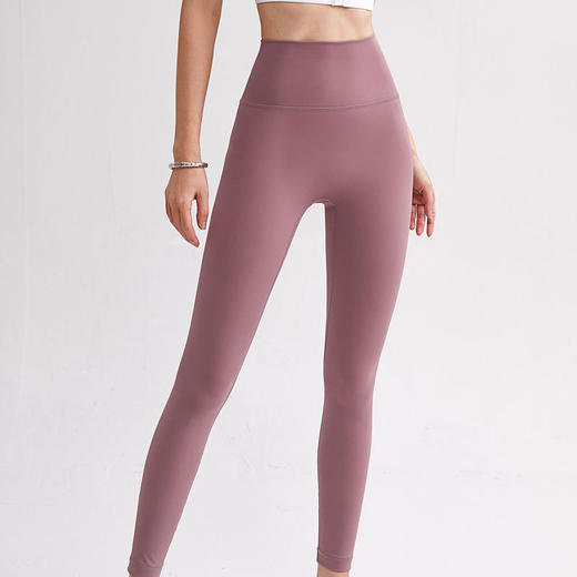跃牌【美西西系列】lulu裸感紧身裤女高腰提臀薄款健身跑步运动高弹蜜桃臀瑜伽裤CK-293 商品图3