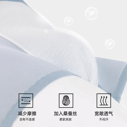 【3条装】熳洁儿 男士内裤无痕桑蚕丝底档暗条纹四角裤25262901 商品图1