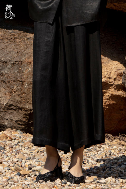 荷木HEMU丨元青·宽腿裤 商品图3