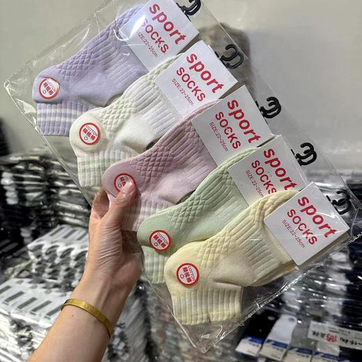 每双都有吊牌【春夏低筒短袜！韩系设计】春秋韩系低筒袜子女士短袜春夏季薄款透气棉袜女生运动短筒袜。ry 商品图0