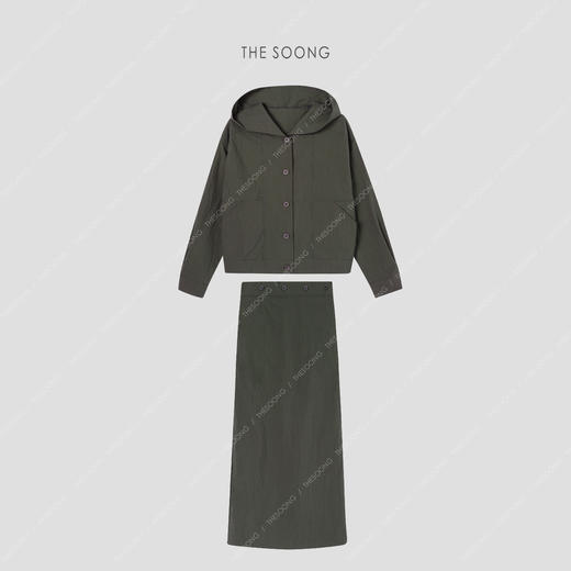 THESOONG’勃艮第美学’100支精梳棉水洗冰丝感休闲套装HWCS4044 商品图0