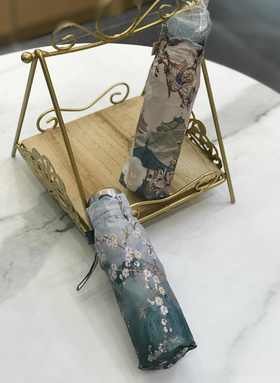 优品堂『如花如歌』黑胶五折超轻太阳伞