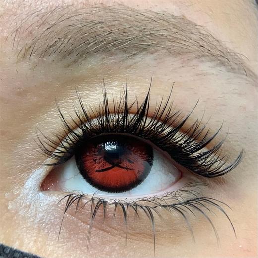 NinaMond半年抛  | 强制爱&血滴黑丝带&灵魂失乐园&恶之必要&伯爵血痕  14.5mm白狮参考着色待测 半年抛2片 商品图2