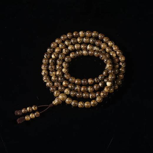 BC.TT2.15-4， 6.6柬埔寨虎斑棋沉水念珠，17.83g 商品图0