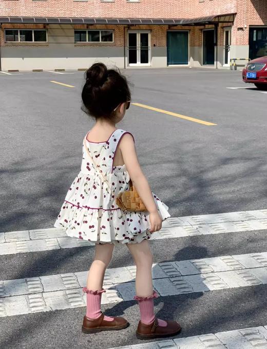 裁缝学苑TQ145方领童装无袖背心裙纸样花苞短裤套装儿童打板服装 商品图3