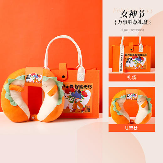【橙风破浪 毛毡手提包】女神节礼物 创意实用礼品送母亲朋友伴手礼礼品 送员工节日福利 商品图5