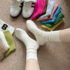【堆堆袜！春秋薄款】棉袜女春秋薄款彩色双针ins潮纯色日系中筒袜秋冬长筒袜。ry 商品缩略图3