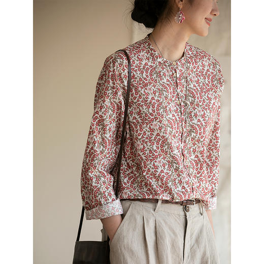 牧衣游原创印花80支新疆棉衬衫 限量福利款 卿辰【不支持会员折】 商品图2