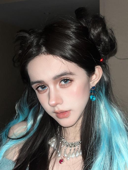 mimipark半年抛 聆雾杏/雾里青/月光奏鸣曲/星河赴梦者 14.2mm 棕黑蓝绿紫【敏感眼不可】 商品图7