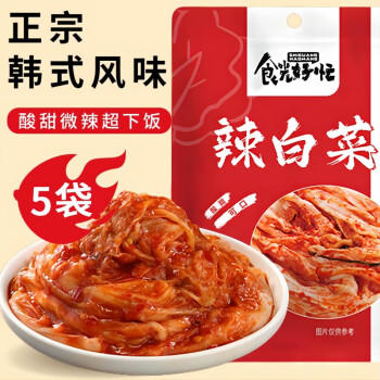 食光好忙辣白菜 100g*5袋装 韩国风味香辣白菜即食下饭菜咸菜酱菜  /粮油调味 /调味品 /复合香辛料 商品图6