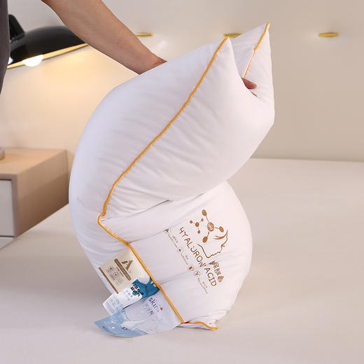 【国民品牌】浪莎磨毛玻尿酸三防枕芯 A类母婴 吸湿透气 轻柔绵软 一对装 商品图10