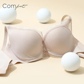 【3F】Comfit大码文胸新款大胸显小聚拢防下垂收副乳薄款内衣女CB00095