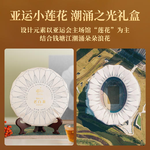 艺福堂亚运款潮涌之光老白茶300g（500款） 商品图1