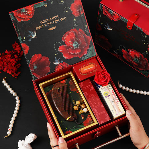 女神节礼物【邂逅花蕊礼盒】送母亲女生节礼品 创意实用伴手礼 三八妇女节日礼盒套装  商品图2