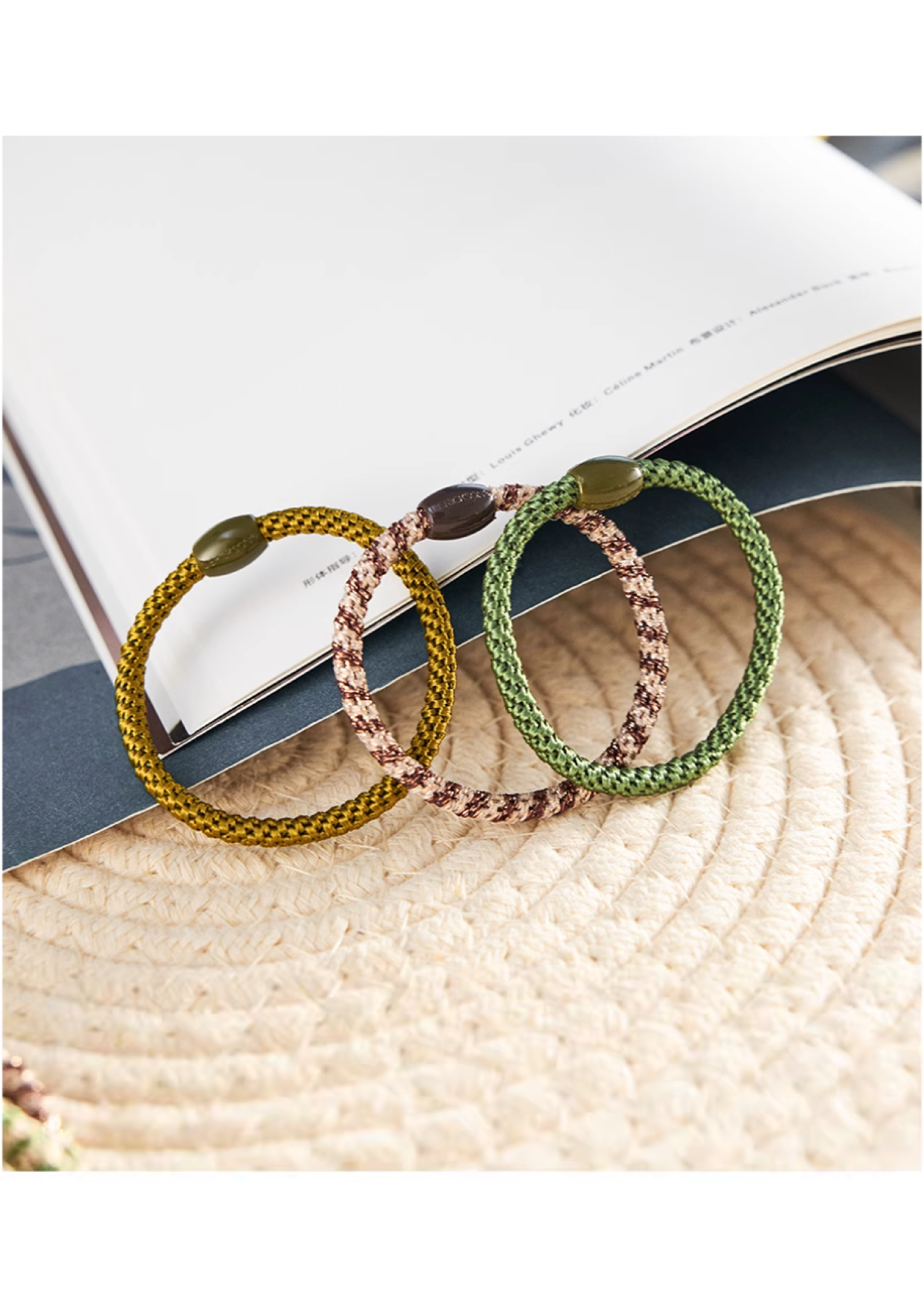 L. ERICKSON/莱丽克森高弹力舒适发圈，颜色多彩，适配各种造型风格