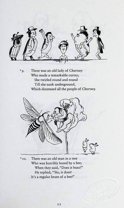 【中商原版】The Owl and the Pussycat and Other Nonsense Poetry 英文原版 爱德华·李尔谐趣诗集：猫头鹰和猫咪 Edward Lear 商品图5