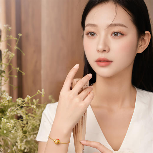 【福利拼团】小神仙转运珠 黄金足金观音如来月老财神钟馗转运珠MEMORA诗普琳HPE27201（线上专供） 商品图1