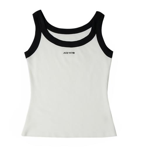 YKYB吊带女凉感上衣刺绣2025新款夏季弹力修身无袖内搭运动背心潮 商品图4