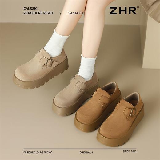 ZHR则则厚底增高勃肯鞋女2025春季新款百搭ins轻便休闲女鞋博肯鞋 商品图3