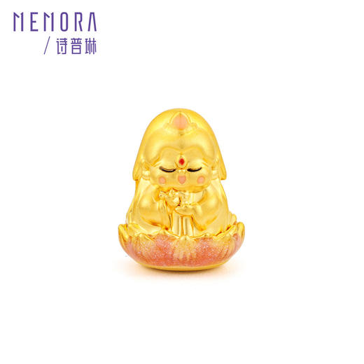 【福利拼团】小神仙转运珠 黄金足金观音如来月老财神钟馗转运珠MEMORA诗普琳HPE27201（线上专供） 商品图8