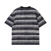 T2269夏季新款时尚个性韩版条纹晕染细闪圆领长袖T恤百搭潮流韩系上衣 商品缩略图5