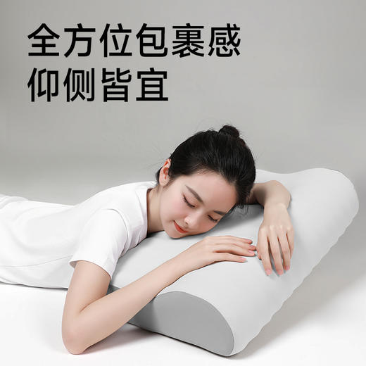 如叶 · 记忆枕 B型圆管枕 深睡枕记忆枕深度助睡眠家用护颈椎枕专用枕芯 商品图1
