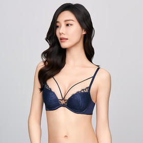 【3F】安莉芳波点睫毛蕾丝性感文胸女士软钢圈薄款内衣EB00806