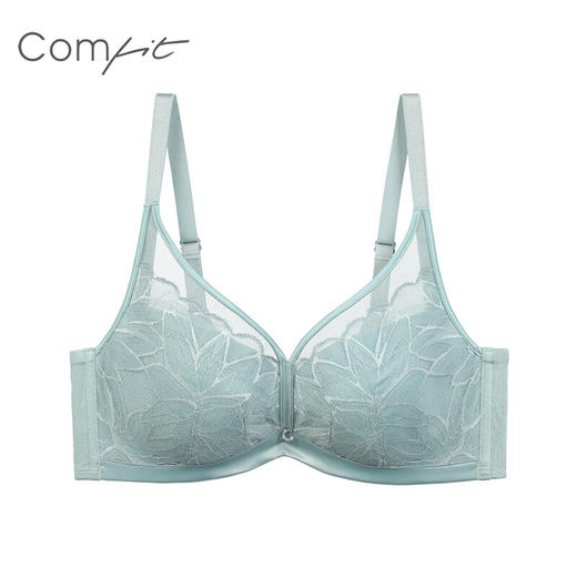 【3F】Comfit【轻氧杯】薄款大码大杯蕾丝上托文胸CB00170 商品图1
