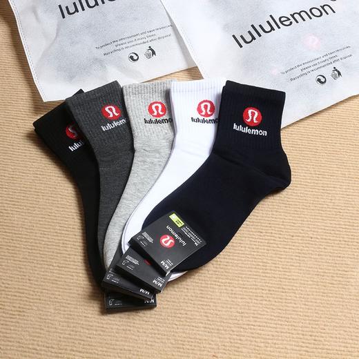 露露lulu袜一包5双装 lululemo*n男女款袜子来咯! 商品图2