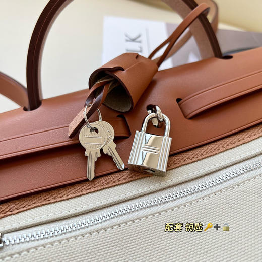 old money法国进口棉麻布单肩包021708 商品图4