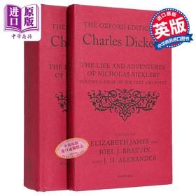 预售 【中商原版】尼古拉斯尼克尔比的一生与历险记 The Life and Adventures of Nicholas Nickleby 英文原版 Charles Dickens