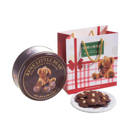 香港小熊  夏威夷果仁巧克力味脆片255g 商品图0