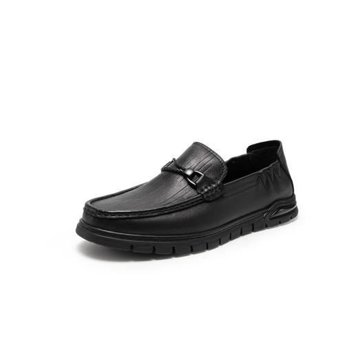 千百度秋季正装皮鞋男鞋A23402114 商品图1