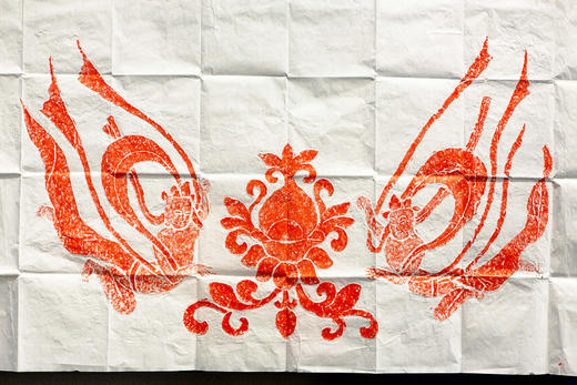 安阳灵泉寺飞天拓片 商品图7