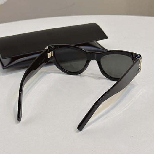 正品二手 ysl 黑框 猫眼 墨镜 商品图3