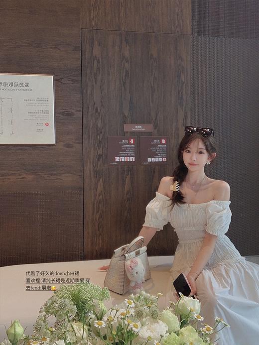 金蘑菇菇 XS码 花束恋爱/碎花慵懒度假风连衣裙夏 商品图1