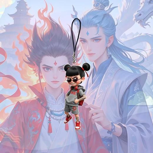 【哪吒2魔童闹海周边！装饰书包挂件】可爱搞笑电影装饰书包挂件亚克力钥匙扣小礼物。ry 商品图4