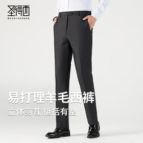 圣得西易打理羊毛西装裤男士2025秋季款商务职业正装休闲长裤