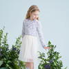 【可机洗】mettekids儿童羊毛连衣裙春季新款女童网纱针织公主裙 商品缩略图1