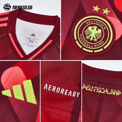 SFS阿迪达斯ADIDAS 2025德国女足客场球迷版球衣短袖足球服JF2605 商品图2