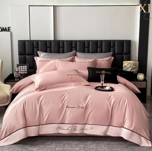 轻奢高级感全棉宽边可可熊四件套G117800030 商品图1