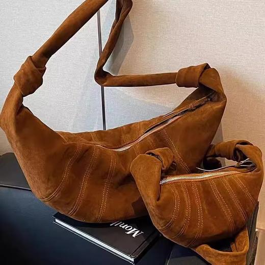 裁缝学苑AS433通勤包包纸样女麂皮绒牛角包复古百搭斜挎包样板 商品图1