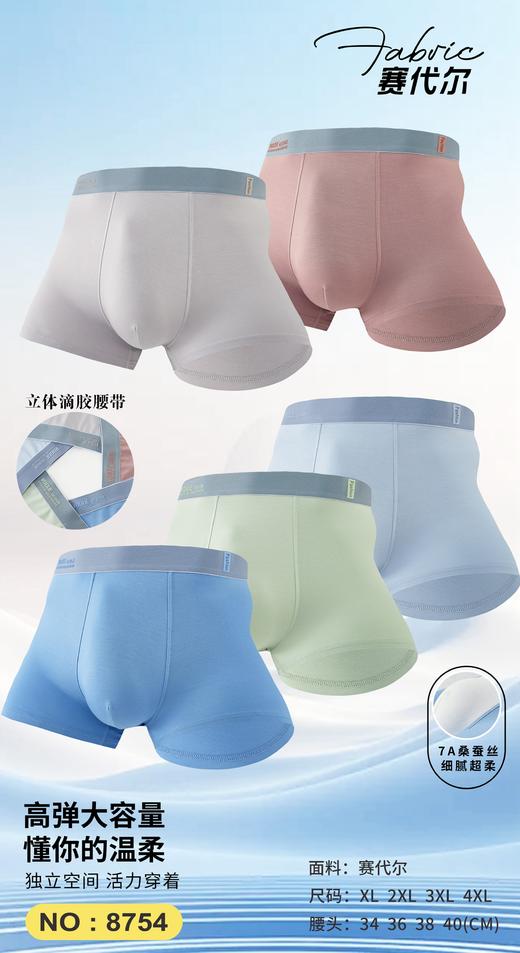 男士莫代尔包头明筋按摩内裤系列8754/23965/93965 商品图2