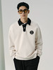 GxG* 纯元，美式新贵老钱风，纯棉厚毛圈 翻领 撞色卫衣～ 商品缩略图0
