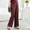 QS-62598908春夏非遗香云纱直筒长裤宽松显瘦大码休闲裤62598670 商品缩略图1