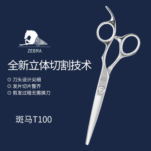 ZEBRA斑马剪刀T100  /剪刀/平剪/6寸 综合剪 商品图5