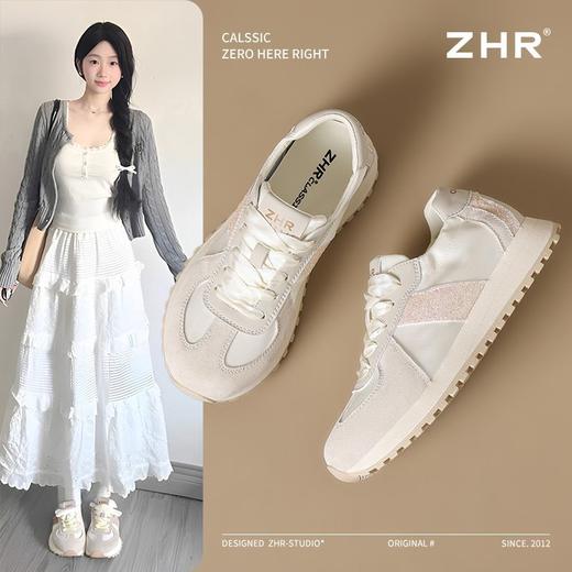 ZH则则正品软底阿甘鞋2025春新款平底透气百搭运动休闲鞋ins女 商品图0