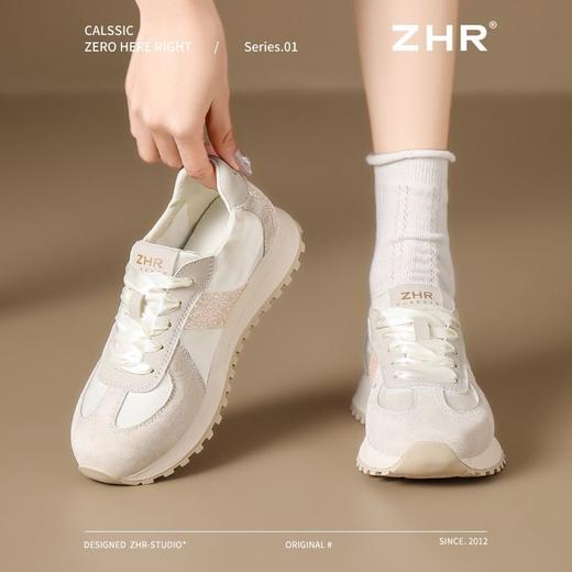 ZH则则正品软底阿甘鞋2025春新款平底透气百搭运动休闲鞋ins女 商品图6